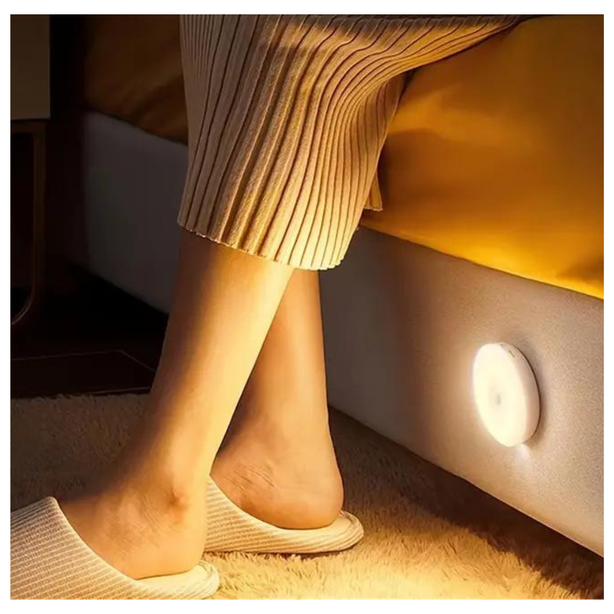 Luz LED con Sensor de Movimiento – Iluminación automática sin cables (Pack de 3)